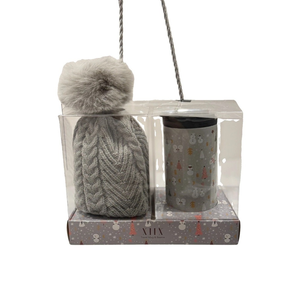 Collection XIIX Cup / Coffee Mug & Beanie Gift Set CHRISTMAS GIFT FOR HER Hat